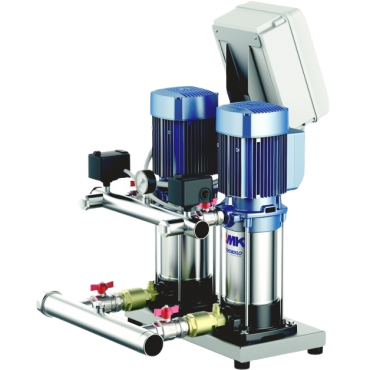 Станция повышения давления Pedrollo CB2-MK 3/6 с двумя насосами для многоквартирных домов, гостиниц.